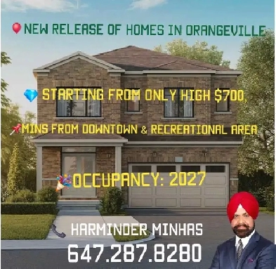 Homes from $700, in Orangeville Image# 1
