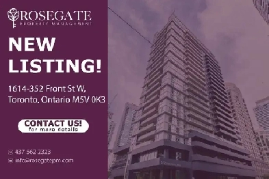 Modern 2-Bedroom, 2-Bathroom Condo in Downtown Toronto – 850 Sq Image# 1