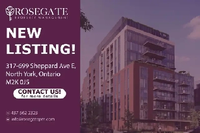 Brand New 1-Bedroom Condo in North York Image# 1