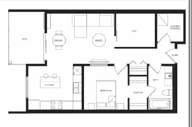 For rent! Greensquare Vert! 1 bedroom, 1 den, 1 bathroom Image# 1