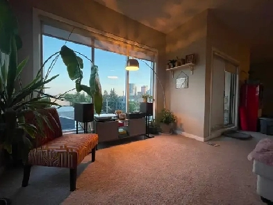 Spacious 2 bedroom, a view of downtown, furnished midterm rental Image# 9