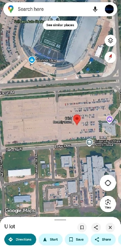 u lot parking University of Manitoba Image# 2