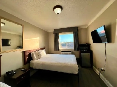 Fully Furnished motel room for $69(plus taxes) on weekdays. Image# 1