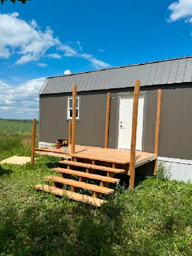 Small Cabin 12 ft X 32 ft  with Loft Image# 1