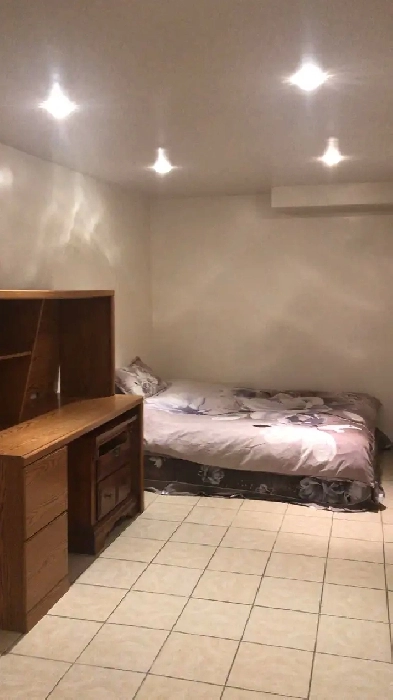 Weekly/ monthly rate Furnished 2 Bedroom Basement steps to UTM Image# 1