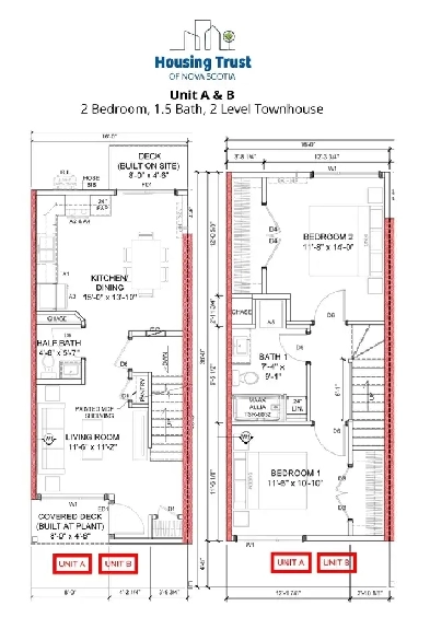 2 Bedroom, 1.5 Bath 2 Level Townhouse - October 1st Image# 1