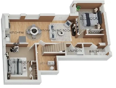 Spacious 2 Bed / 1 Bath Above-Ground Walkout Suite – $2,300 Image# 6