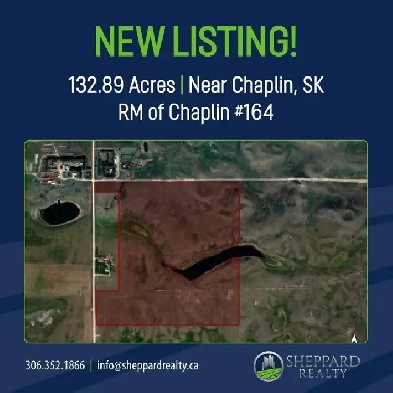 132.89 Acres Near Chaplin, SK Image# 3