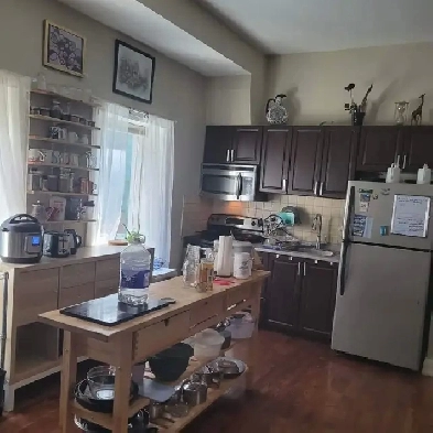 Basement room with private bathroom and closet available Image# 1