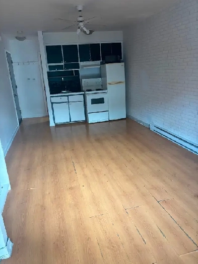 Grand 2 1/2avec électroménagers, eau chaude, internet et parking Image# 1