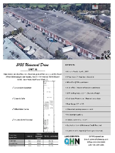 Unit 16 - Warehouse   Office for Rent Mississauga Image# 1