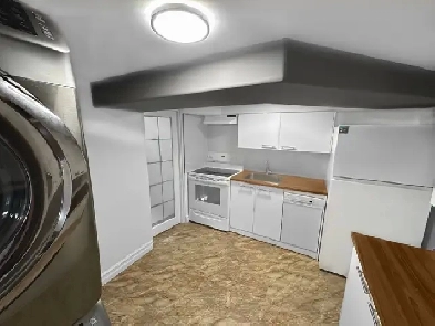 Modern. legal 1-Bedroom Basement – Walkout, Parking, Laundry Image# 2