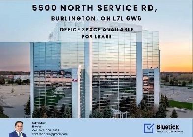 PRIME OFFICE SPACE IS AVAILABLE FOR LEASE IN BURLINGTON, ON Image# 1