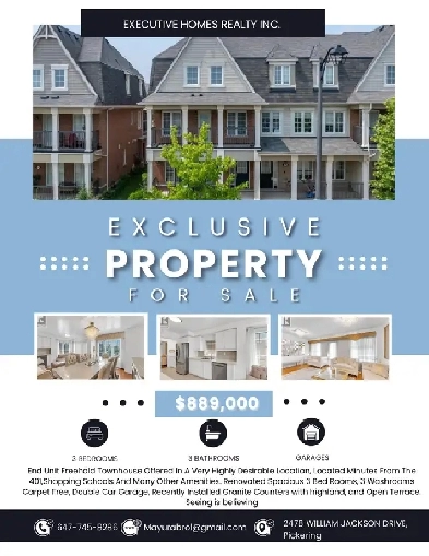 3 Bed • 3 Bath Corner Townhouse — Bright, Private, Move-In Ready Image# 1