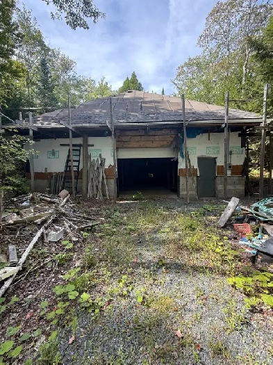 5 acre 2 PIDs Pond 2 car Garage 3 bed 1 bath house   60x40 shed