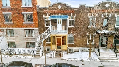 À louer : lumineux appartement 4 1/2 dans Parc-Extension Image# 1