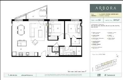 Spacious 2-bdr $2110 (available now) Image# 1