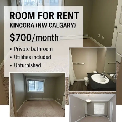 Room For Rent | All Utilities | Kincora NW Image# 2