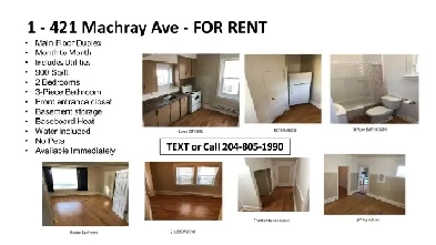 2 Bedroom Main Floor Duplex for Rent Image# 1