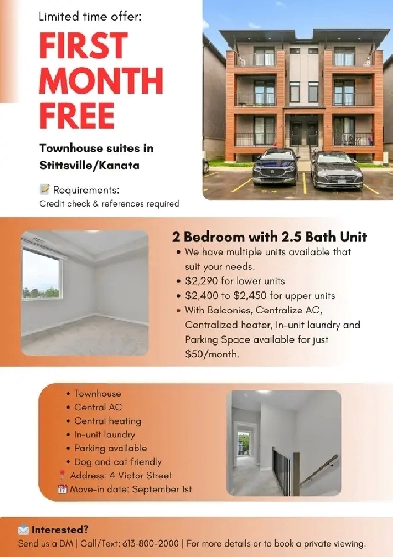 2 Bedroom and 3 Bedroom with 2.5 Baths Townhouse Image# 1