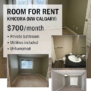 Room For Rent | All Utilities Included | Kincora NW Image# 1