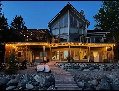 Lake front furnished cabin. Double lot Image# 10