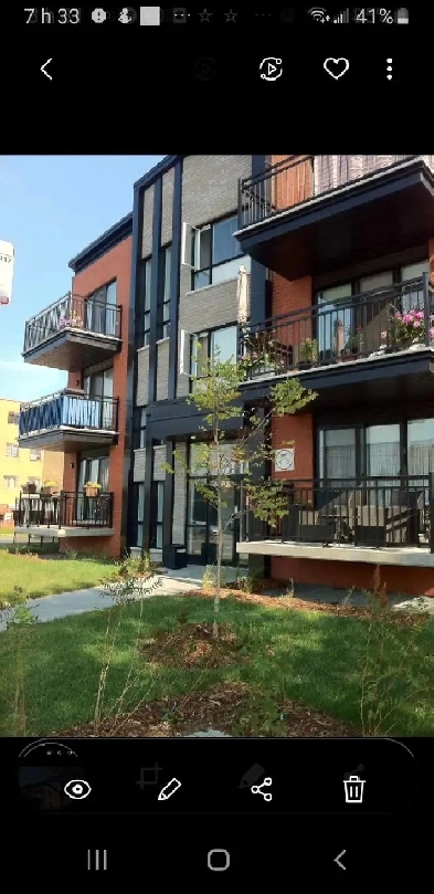 31/2 a louer Longueuil libre 01 novembre 2025 Image# 1