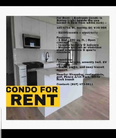 brand new condo for rent (beside usa border) Image# 6