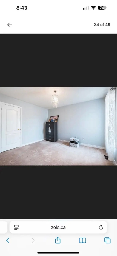 2 rooms available for rent in the house with shared washroom. Image# 1