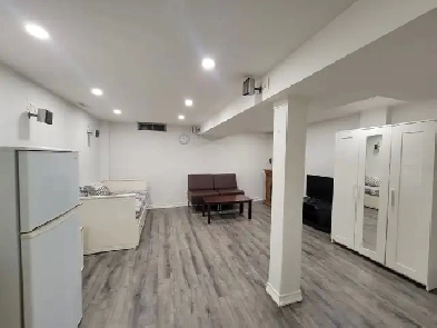 FULLY FURNISHED 1 BEDROOM WITH LIVING ROOM BASEMENT UP FOR RENT Image# 1