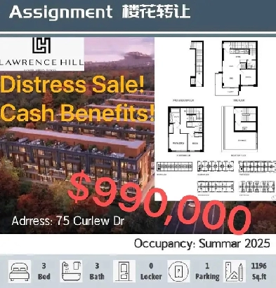 North York Townhouse Assigment Image# 1