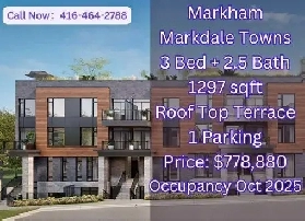 Markdale Towns – $778,000! $200K Below Original Price! Assign Image# 1