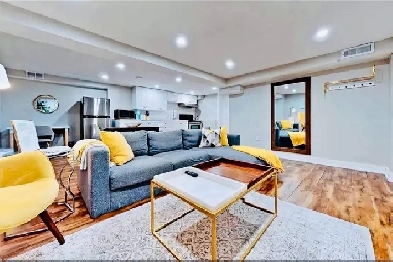 Large basement apartment private entrance 1 bdrm with ensuite Image# 1