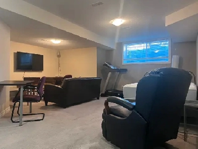 Basement studio apartment with full washroom for 1 year lease Image# 1