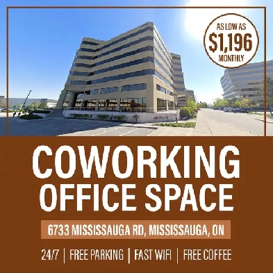 Coworking office space for lease in Mississauga Image# 1