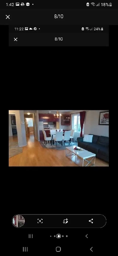 Chomedey Condo 4 1/2 Fully Furnished - Condo Meublé Image# 8
