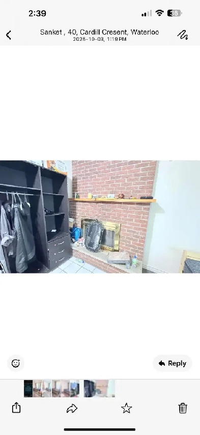 Room and parking for rent Image# 1