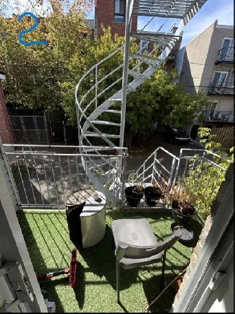 Transfert de bail - 3 1/2 meublé et équipé - Quartier VilleMarie Image# 1