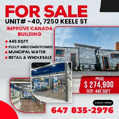 Commercial Unit For Sale – 7250 Keele St, Unit #40 Image# 1