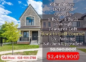 Golf Course Living in Oakville – Luxury 5-Bed Detached Home Image# 1