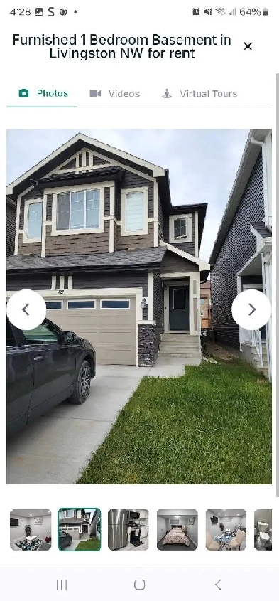 Gorgeously Furnished I Bedroom Basement for rent Image# 1