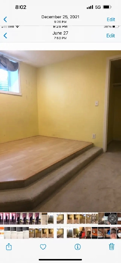 Available Oct 31 .One bedroom and living room. Private bathroom Image# 5
