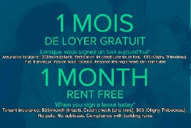 Bright & Modern 4 ½ Condo with Parking in Cartierville H4J 2L2 Image# 1