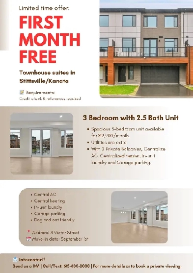 2 Bedroom and 3 Bedroom with 2.5 Baths Townhouse Image# 1