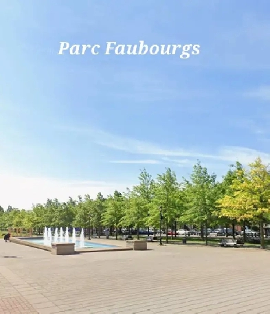 4 et demi, 2 chambres fermer plus Salon, face au parc faubourgs Image# 1