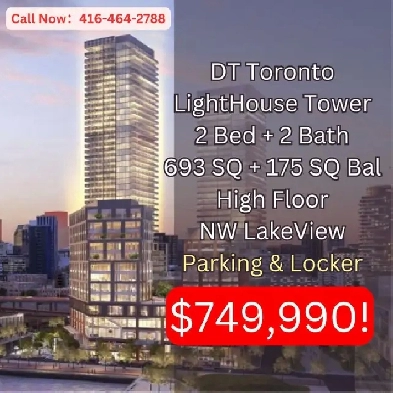 2b2b Waterfront View High floor unit: 15 Lower Jarvis St Image# 1