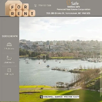 Furnished Bright & Spacious 2BR/2BA Condo in Yaletown Image# 1