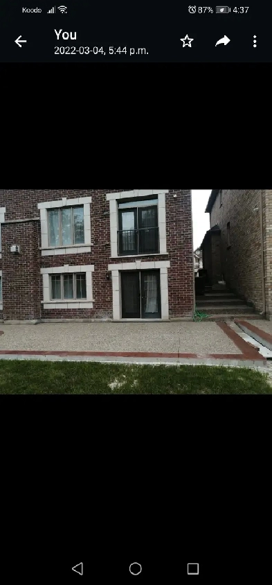 3 Bedroom 2 Bath walkout Basement for Rent from 1 NOV Image# 1