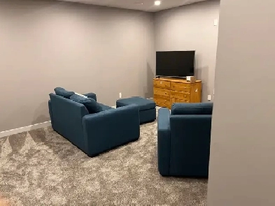 furnished air conditioned basement for rent Image# 3