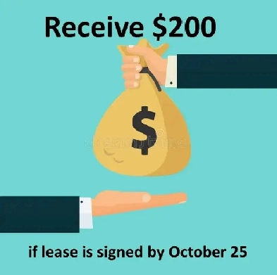 1Bed x 1Bath Apartment FREE early move-in   $200 cash incentive Image# 1